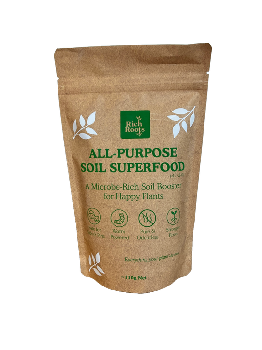Mealworm Frass Fertiliser – Small Garden Pouch 110g